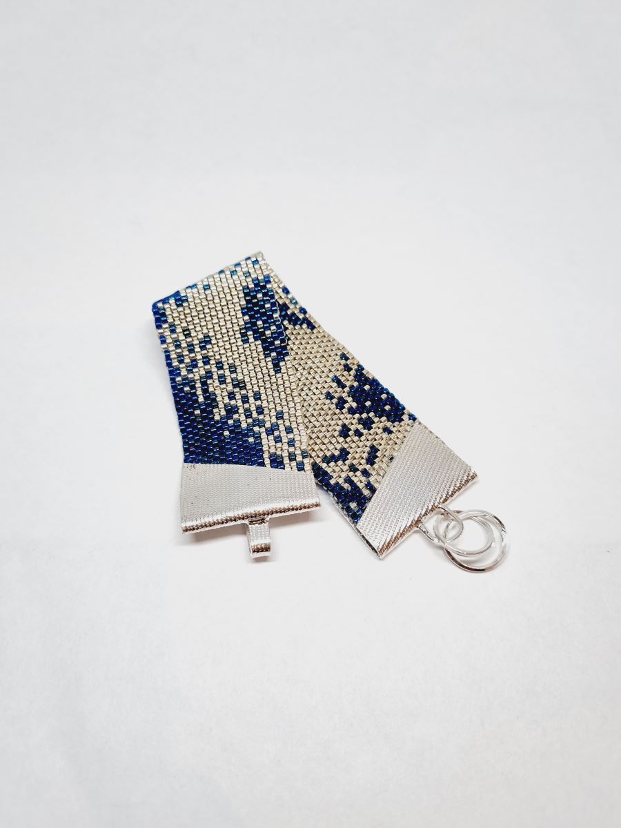 Pulsera en Miyuki con broche de plata
