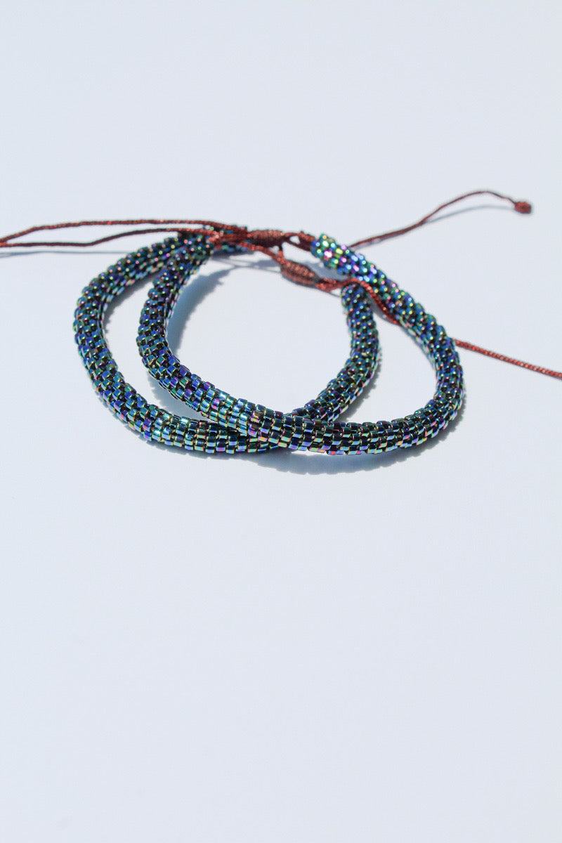 Pulseras Tubo tejidas en Miyuki