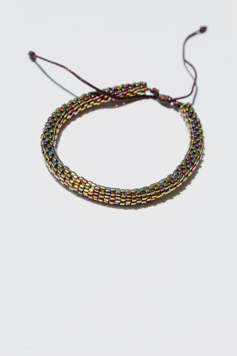Pulseras Tubo tejidas en Miyuki