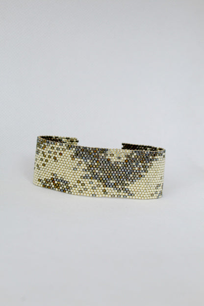 Pulsera en Miyuki con broche de plata