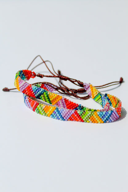Pulseras tejidas en Miyuki 6