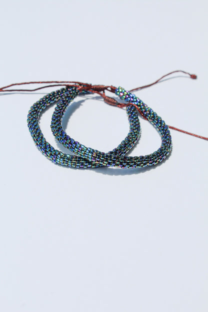 Pulseras Tubo tejidas en Miyuki