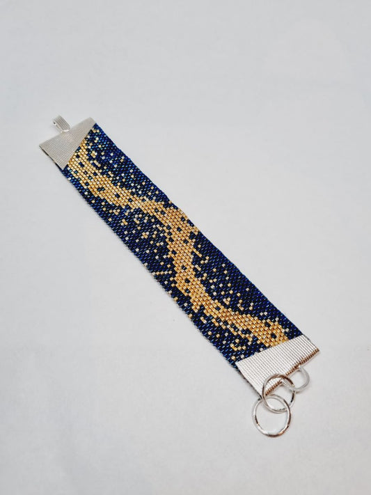 Pulsera en Miyuki con broche de plata