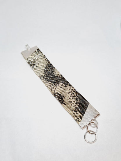 Pulsera en Miyuki con broche de plata